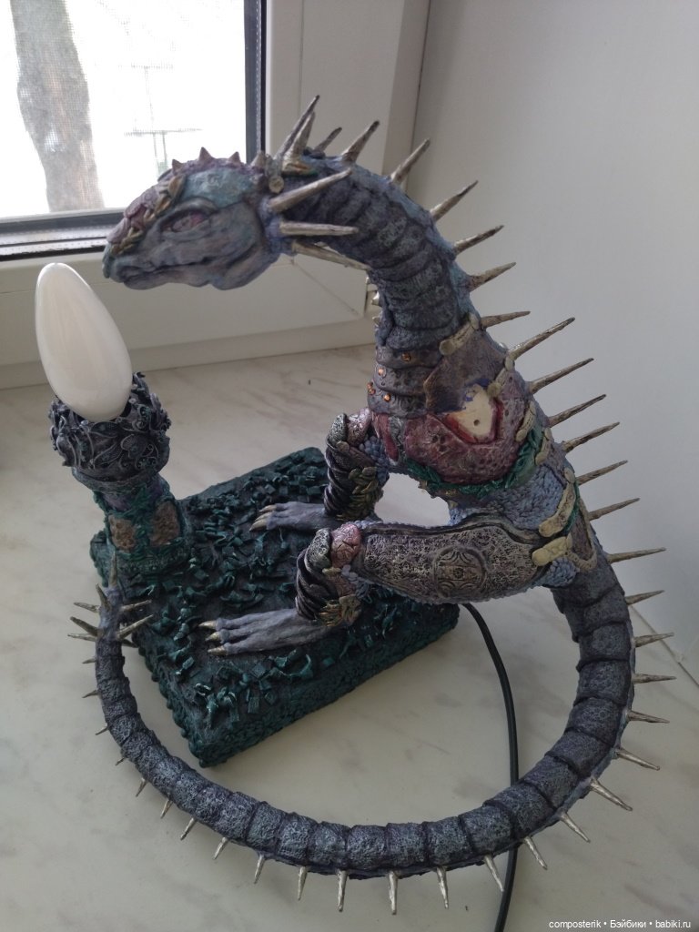 МК Дракон Часть 3 — Лепка авторской куклы: Полимерная глина (фото 10)