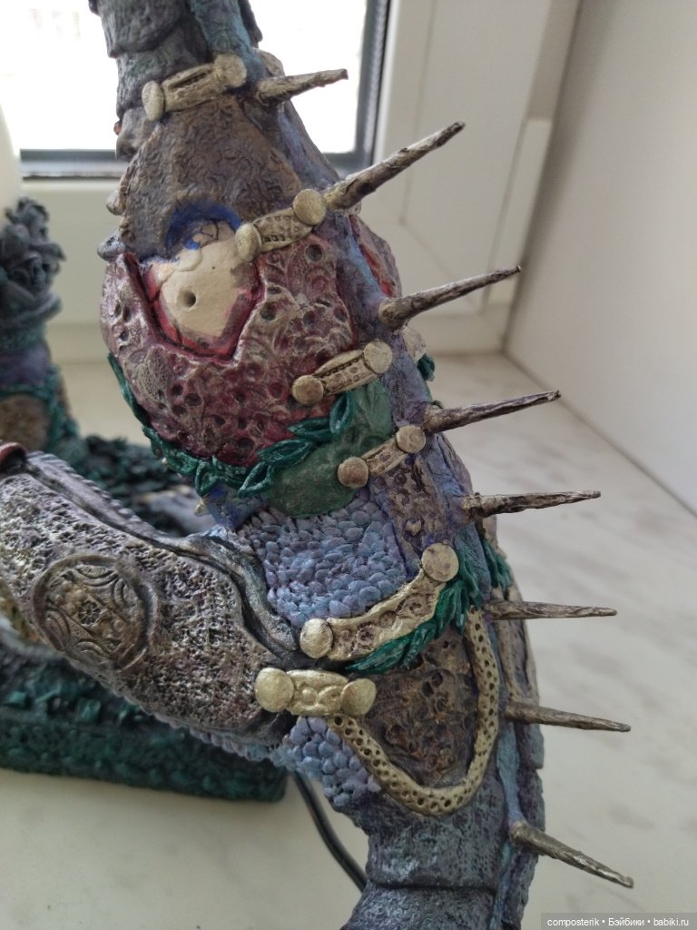 МК Дракон Часть 3 — Лепка авторской куклы: Полимерная глина