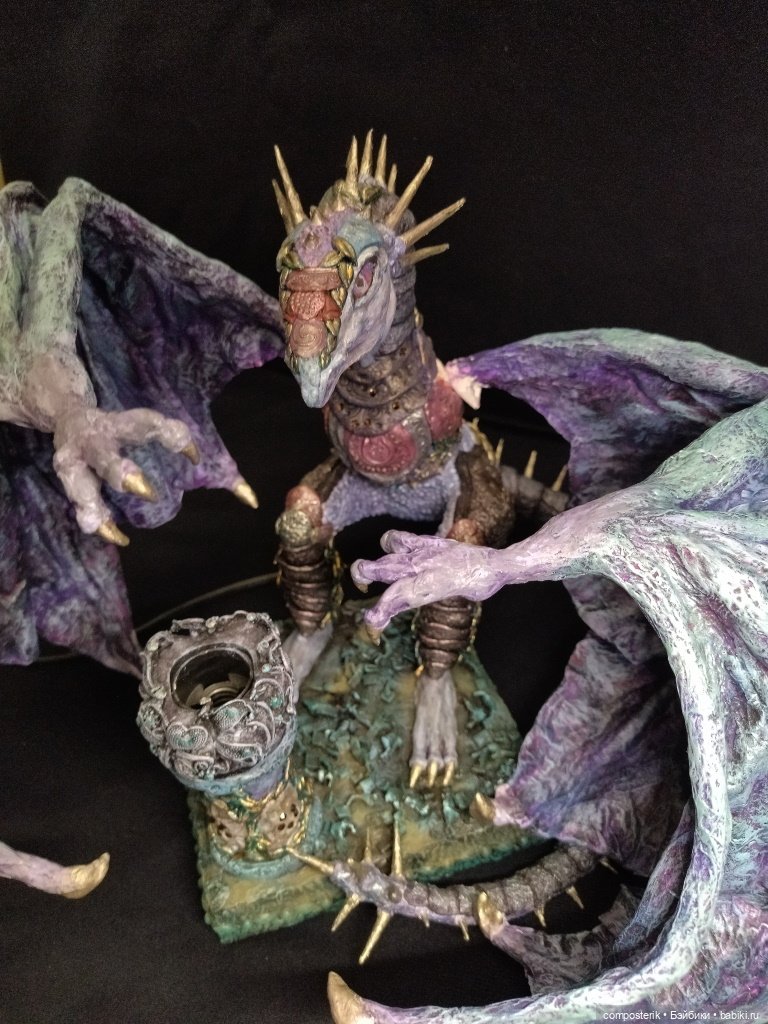 МК Дракон Часть 3 — Лепка авторской куклы: Полимерная глина