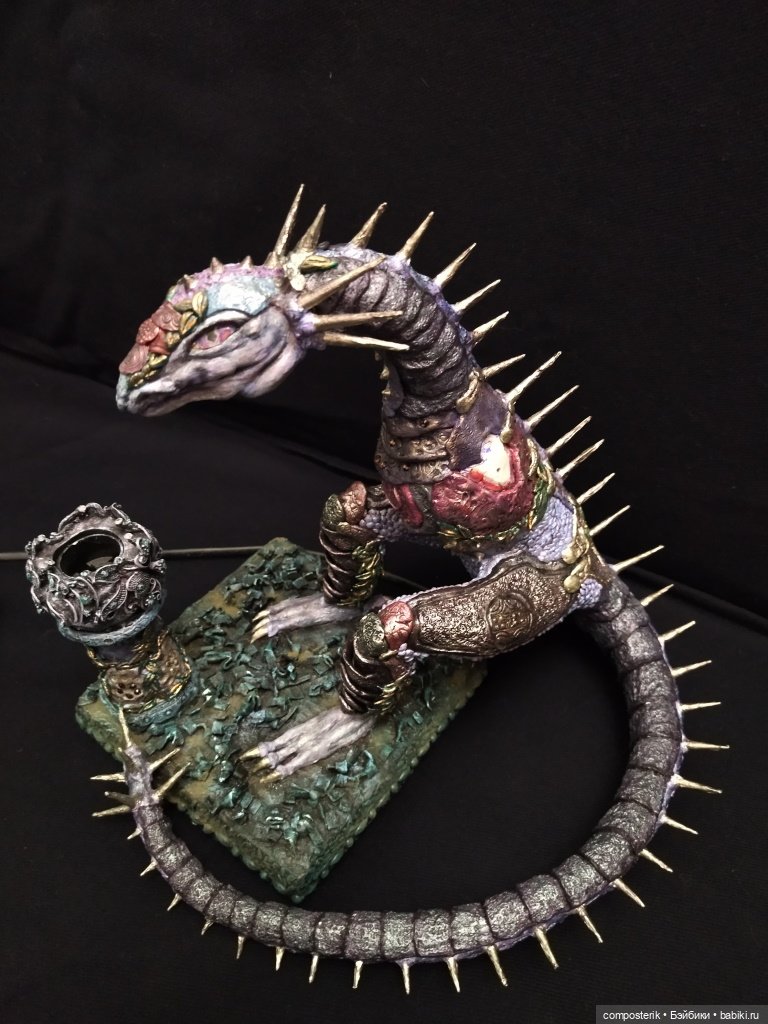 МК Дракон Часть 3 — Лепка авторской куклы: Полимерная глина
