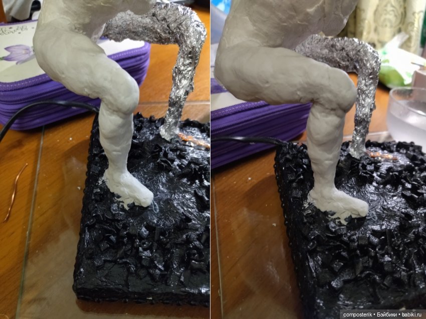 МК Дракон Часть 2 — Лепка авторской куклы: Полимерная глина (фото 7)