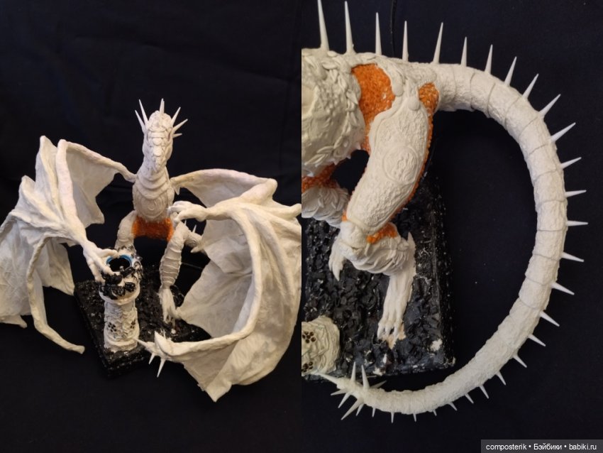 МК Дракон Часть 2 — Лепка авторской куклы: Полимерная глина