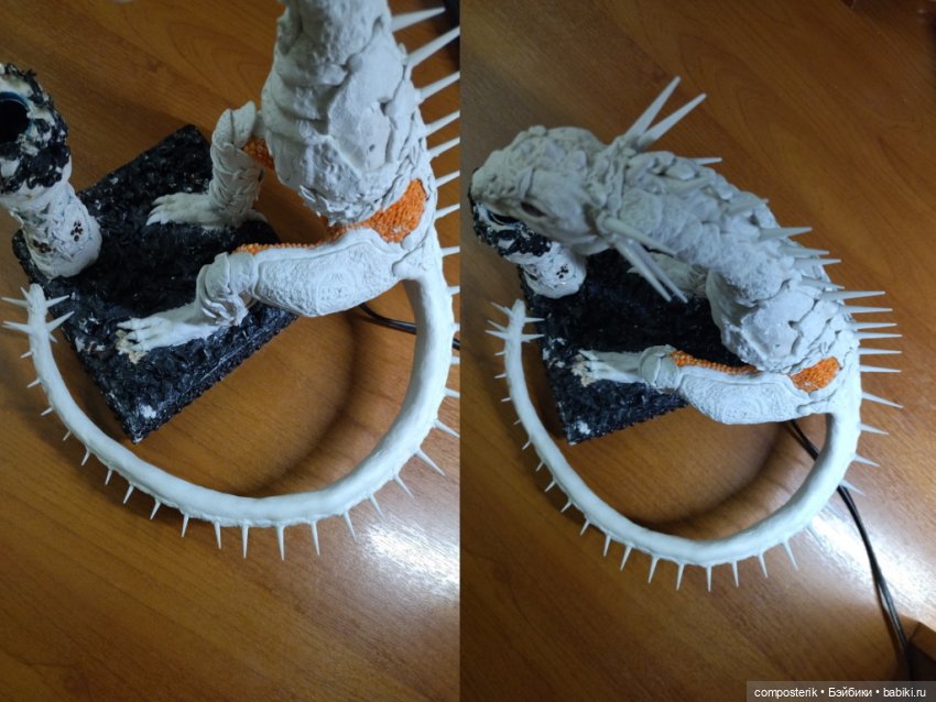 МК Дракон Часть 2 — Лепка авторской куклы: Полимерная глина