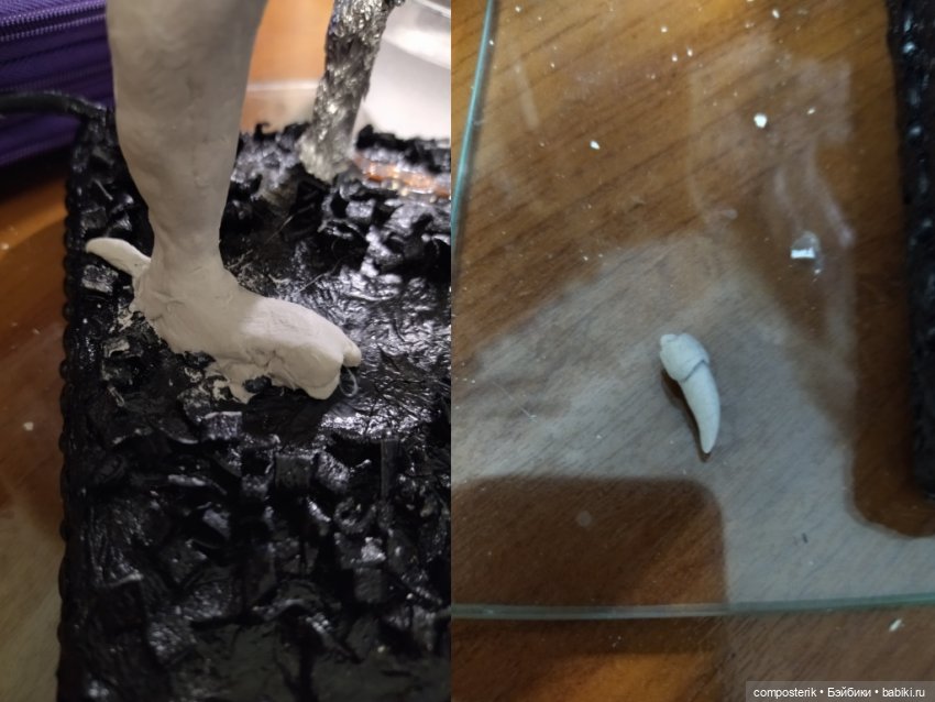 МК Дракон Часть 2 — Лепка авторской куклы: Полимерная глина (фото 8)