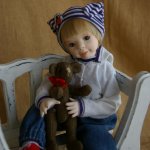 С днем рождения "Вера". Шарнирная авторская кукла