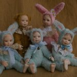 Детки в пушистых костюмчиках. Авторские куклы тедди долл