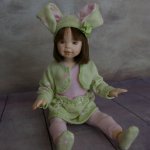 "Алиса" Авторская шарнирная куколка 16 см