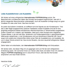 Всем привет. Грустная новость.... Выставки кукол в Мюнстере больше не будет... Увы и ах..