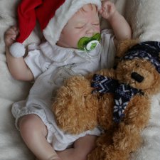 Чудная девочка из молда Realborn® Summer Rain Sleeping