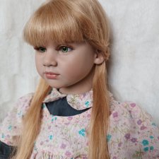 Annette Himstedt. До и после росписи красками гинезис.