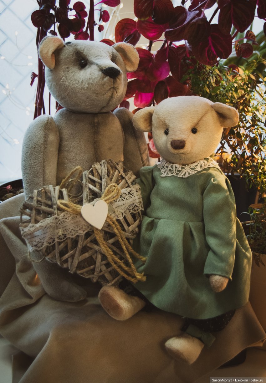 Ёсик и Серафима — Авторские мишки Тедди и друзья: фото