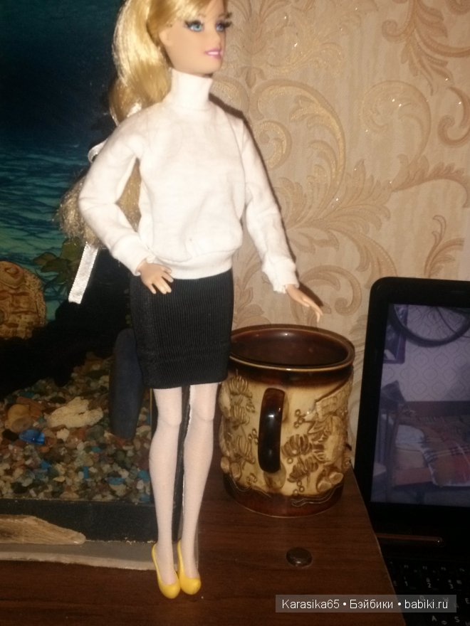 Готовим Барби к Зиме — Одежда и обувь для кукол своими руками: фото (фото 2)