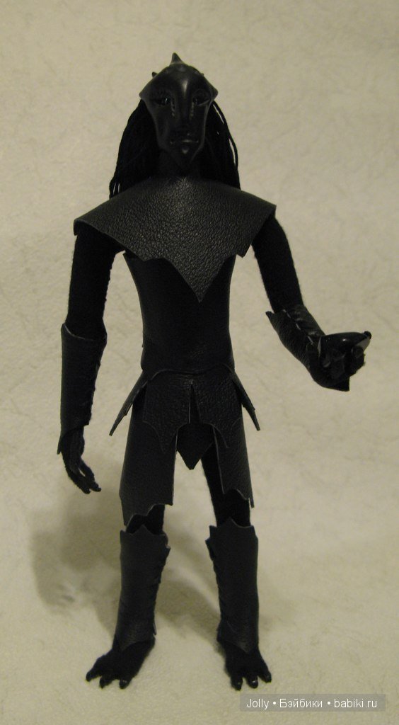 Темные дни и темные души. Авторская кукла ручной работы (фото 5)