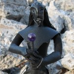 Темные дни и темные души. Авторская кукла ручной работы