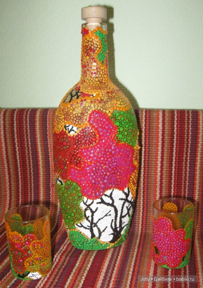 Стекло + краска — Другие хобби и увлечения: сад (фото 3)