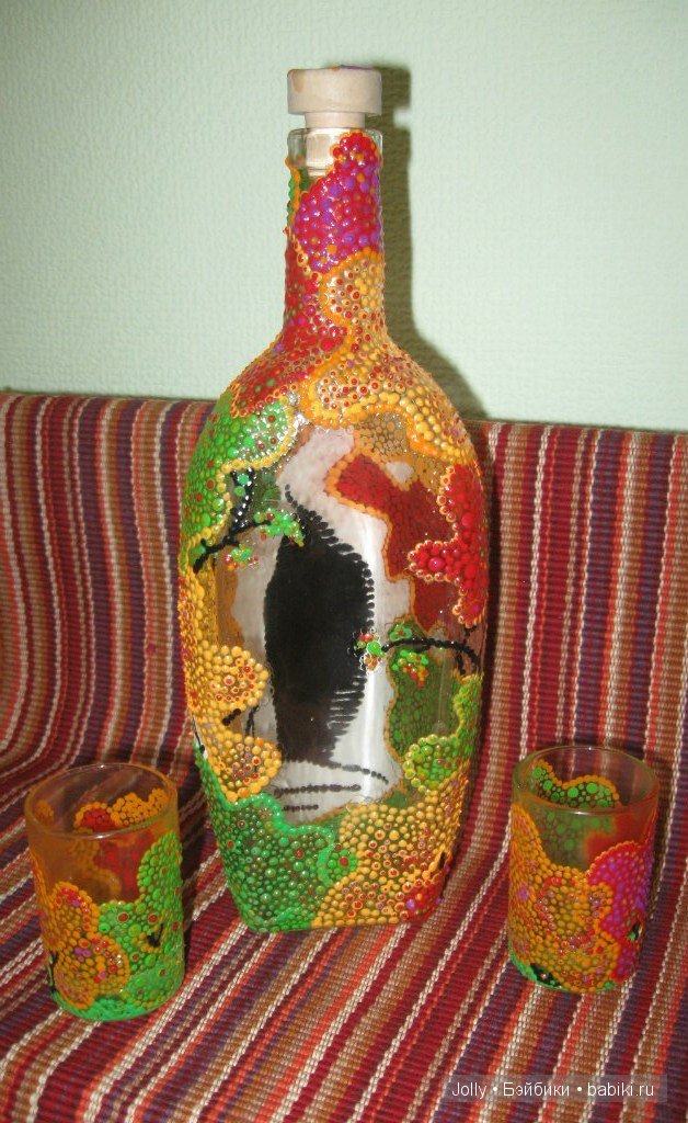 Стекло + краска — Другие хобби и увлечения: сад (фото 4)