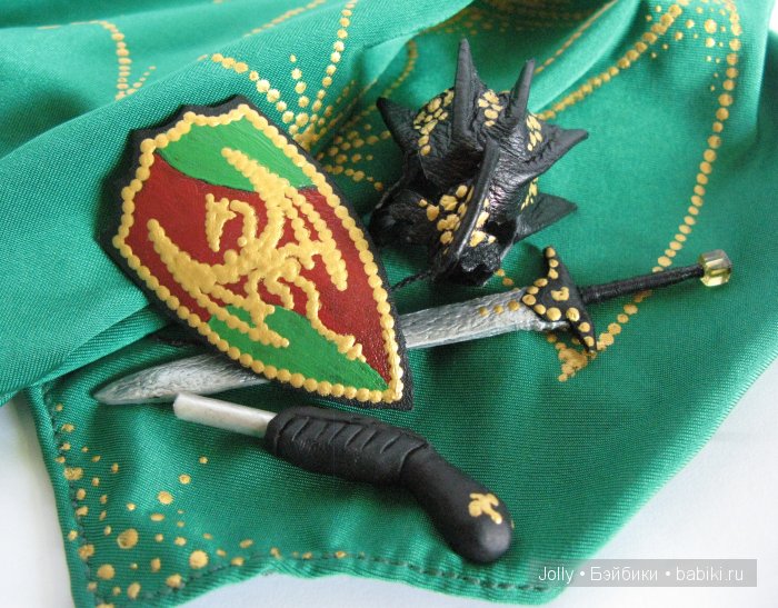 Дракон, Магистр и герцог. Авторская кукла ручной работы