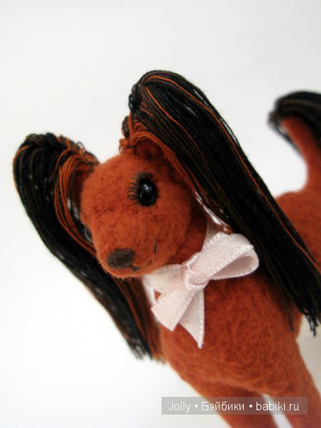 Рыжая девочка — Текстильные игрушки и примитивы: кофейные (фото 4)