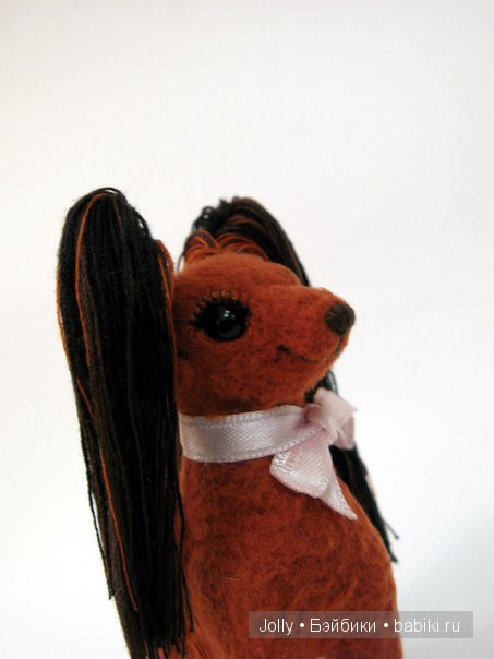 Рыжая девочка — Текстильные игрушки и примитивы: кофейные (фото 3)