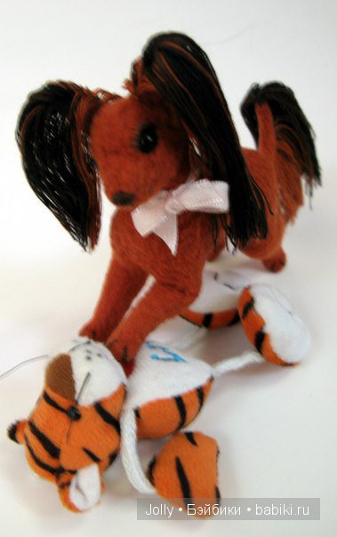 Рыжая девочка — Текстильные игрушки и примитивы: кофейные (фото 7)