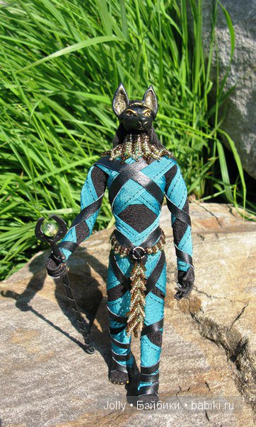 Китайский чеснок и камни. Авторская кукла ручной работы (фото 3)