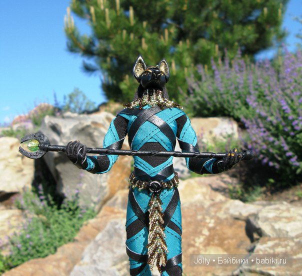 Китайский чеснок и камни. Авторская кукла ручной работы (фото 6)