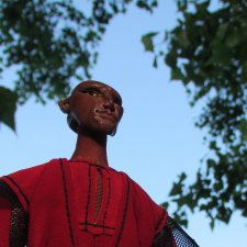 Авторская кукла Кархан, который совсем не джинн. Начало пути