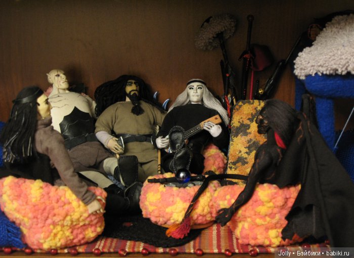 Средиземье... на диване. Авторские куклы ручной работы