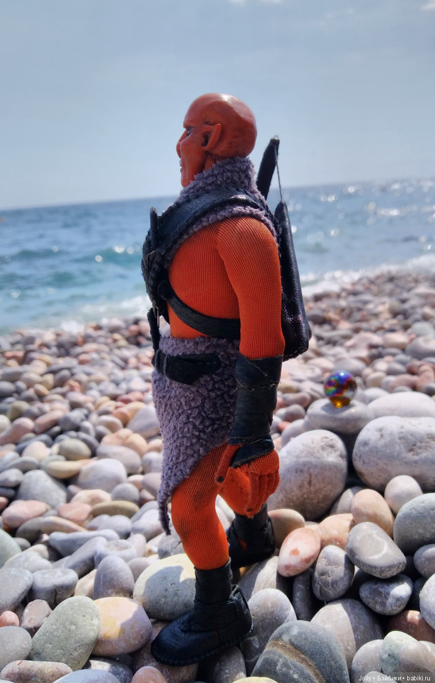 Лугу, на память о море — Лепка авторских кукол: полимерная глина (фото 8)