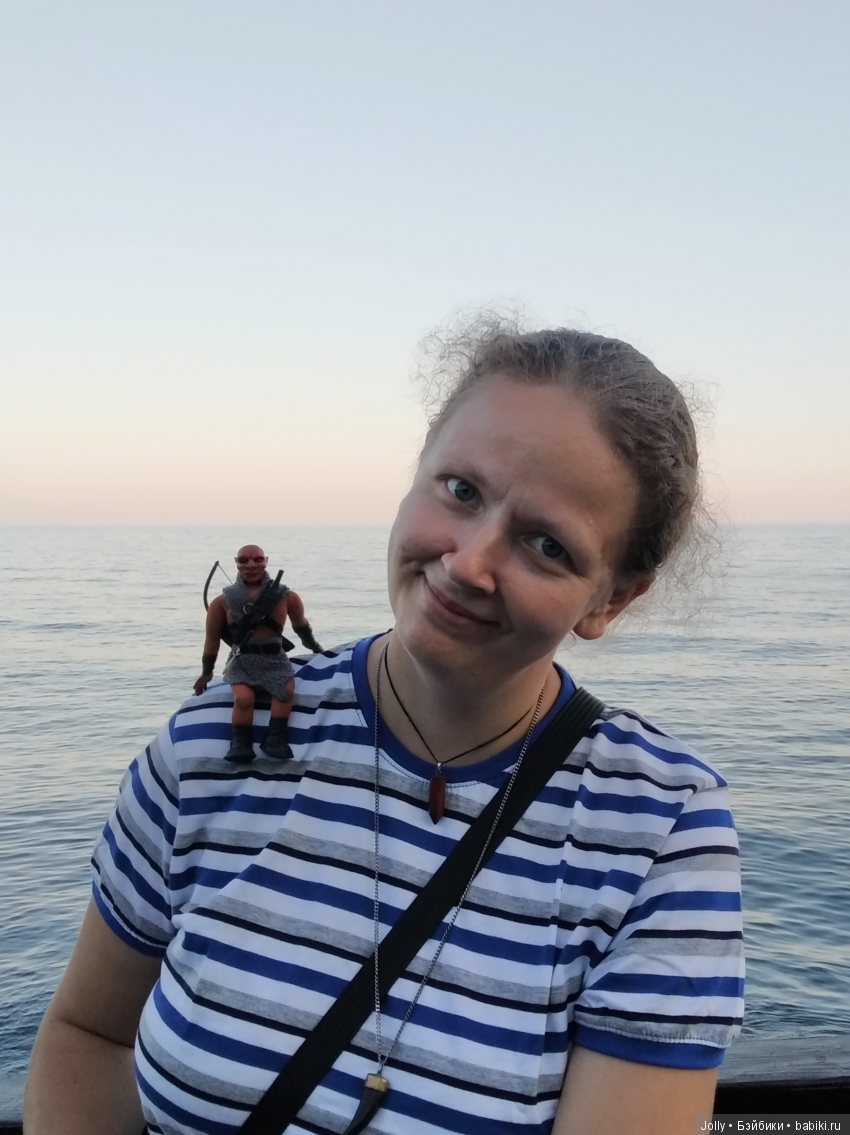 Лугу, на память о море — Лепка авторских кукол: полимерная глина (фото 10)