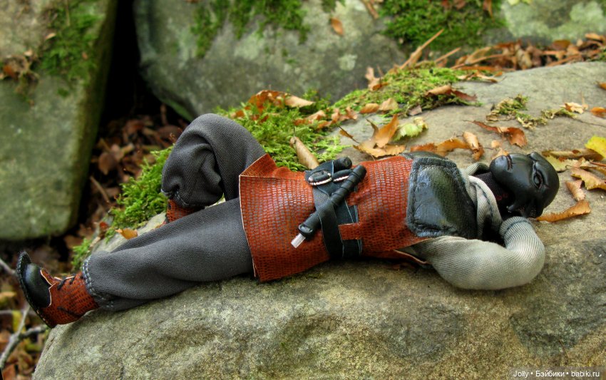 Странствия одиночки — Авторские куклы ручной работы: текстильные (фото 7)