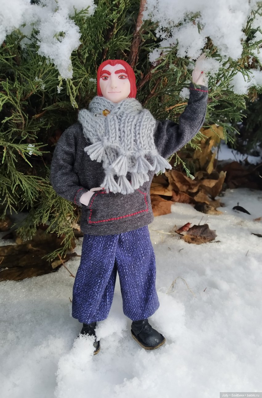 Новые ребята и зима — Лепка авторских кукол: полимерная глина