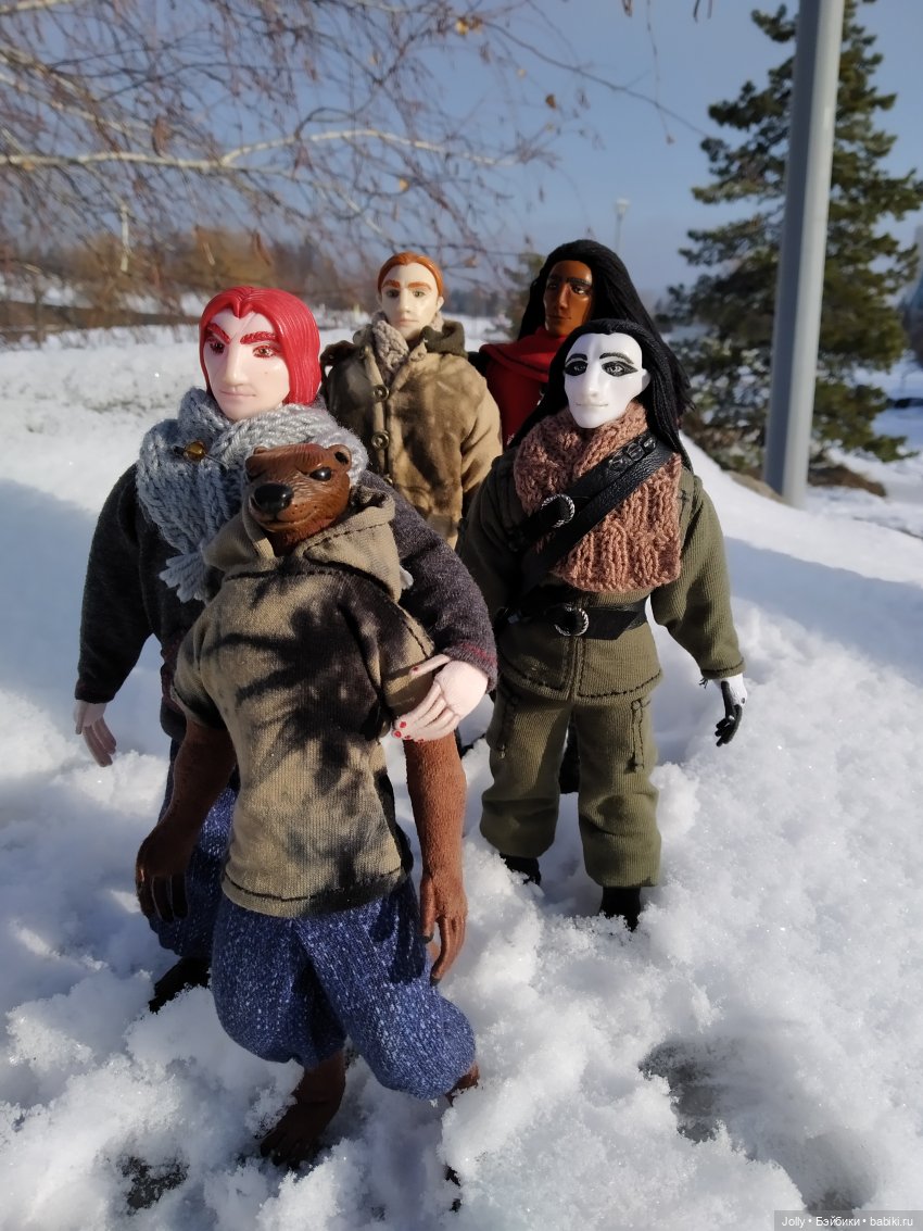 Новые ребята и зима — Лепка авторских кукол: полимерная глина