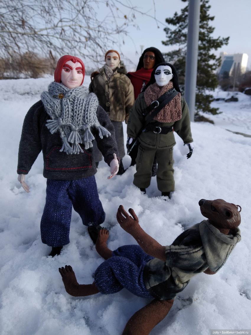 Новые ребята и зима — Лепка авторских кукол: полимерная глина