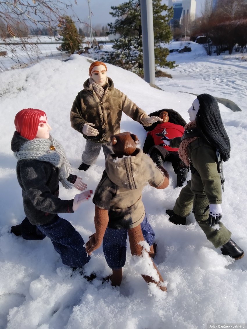 Новые ребята и зима — Лепка авторских кукол: полимерная глина