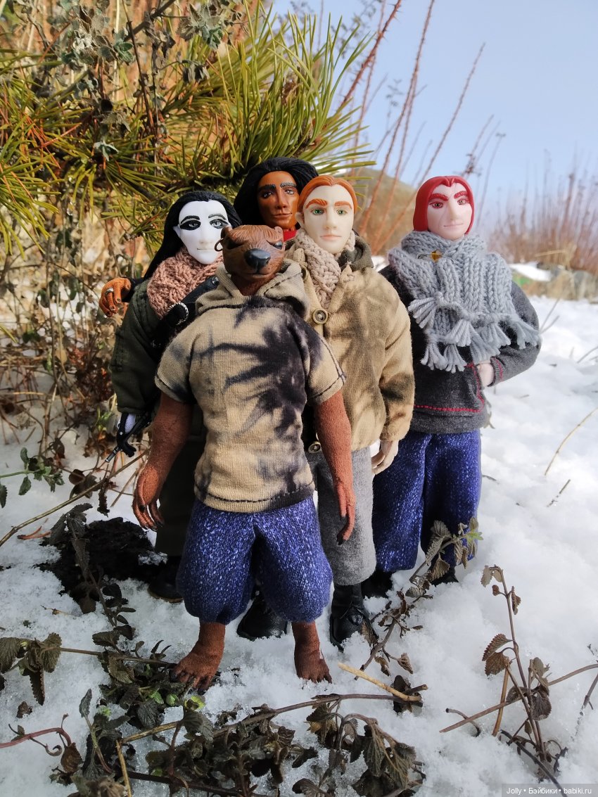 Новые ребята и зима — Лепка авторских кукол: полимерная глина