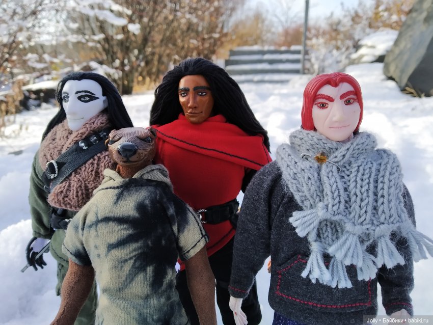 Новые ребята и зима — Лепка авторских кукол: полимерная глина