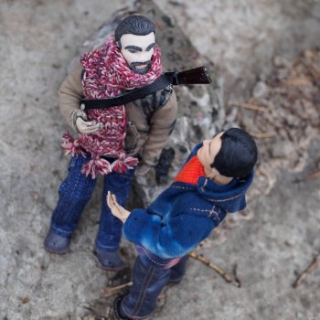 В черном-черном городе