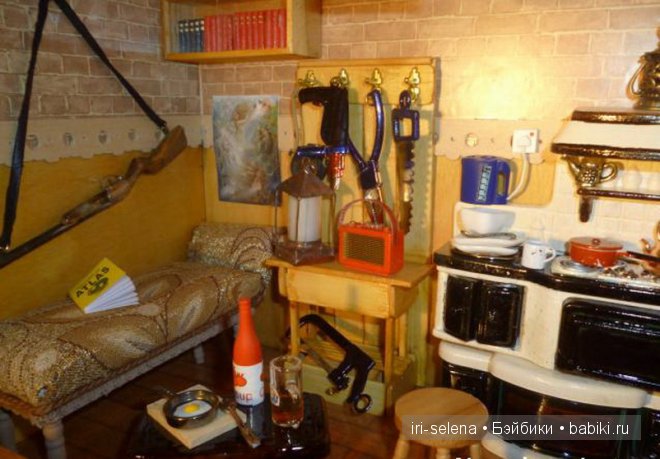 Кукольная миниатюра, румбокс. Гараж. Все по-настоящему, продолжение (фото 2)