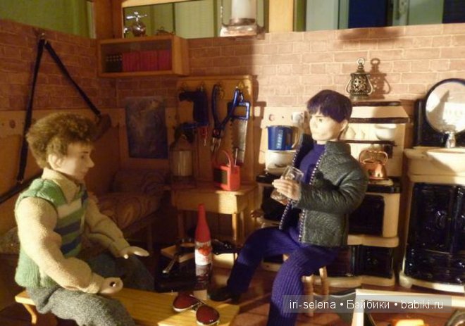 Кукольная миниатюра, румбокс. Гараж. Все по-настоящему, продолжение (фото 4)