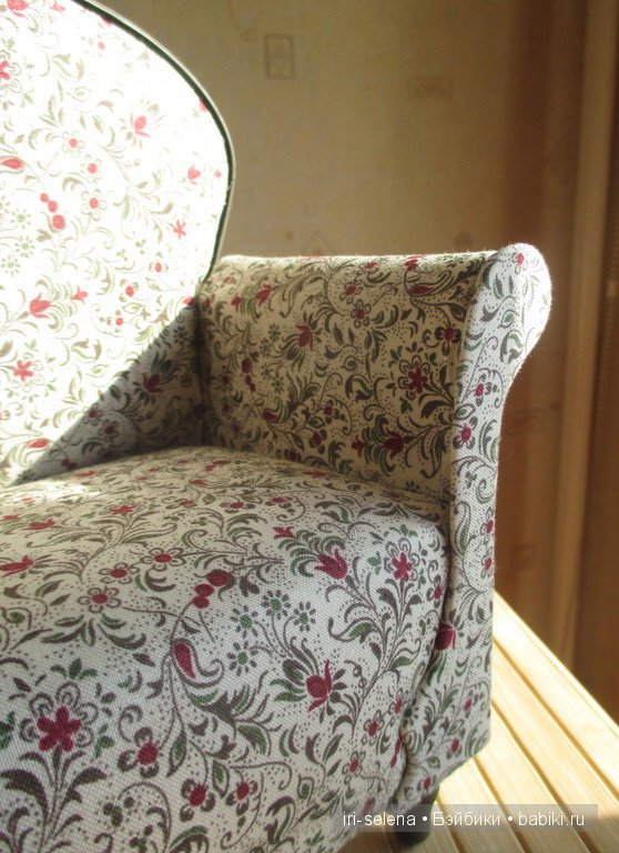 Опять про кресла и диваны для кукол