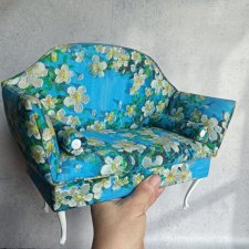 Диван "Весенний" с банкеткой. Куклам от 30 до 43 см