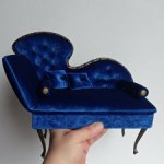 Оттоманка "Sapphire" . Куклам от 30 до 39 см