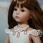 Вечерний наряд для очаровательной куколки от Линды Рик