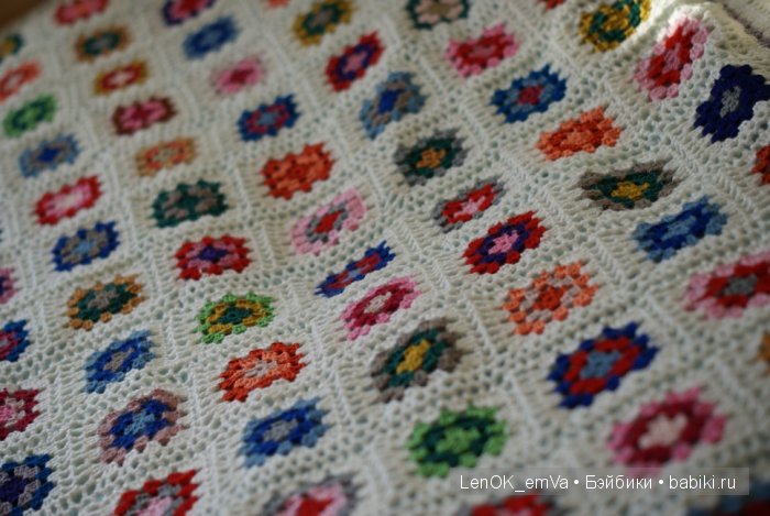 Плед ручной работы