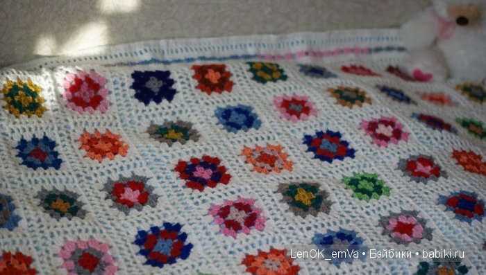 Плед ручной работы