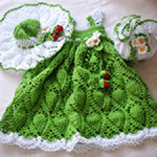 Вязаный крючком наряд на куколку Кимми от Ким Арнольд