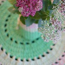 Интересные идеи предметов интерьера из трикотажной пряжи. Продолжение