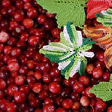 Осеннее настроение: вязаные кленовые листочки + прогулка за клюквой :)