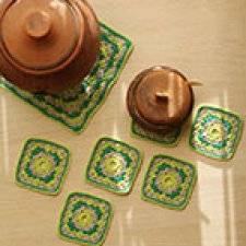 Вязаный набор для чаепития или очередная идея полезного подарка